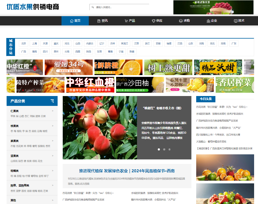优质水果供销电商平台推广